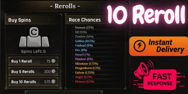 Gambar Product 10 Rerolls