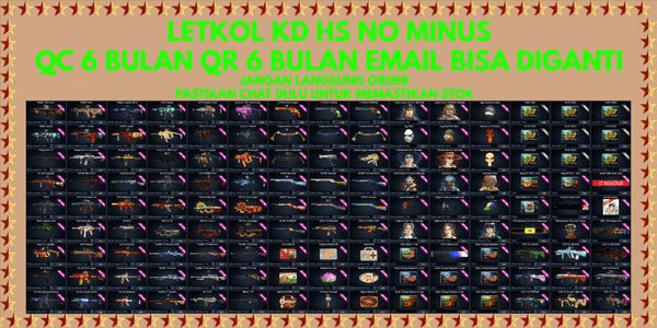 Gambar Product LETKOL SULTAN KD HS NO MINUS QC 6 MONTHS QR 6 MONTHS INVENTION 480+ EMAILS CAN BE REPLACED [DO NOT LOST ORDER, CHAT FIRST. CODE SPR9]