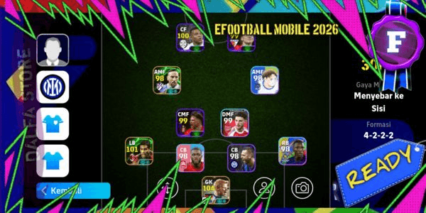 Gambar Product SPD2#AKUN EFOOTBALL MOBILE NYAMAN,AMAN,GARANSI HACKBACK