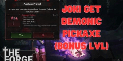 Gambar Product Get Demonic Pickaxe (Bonus Level)