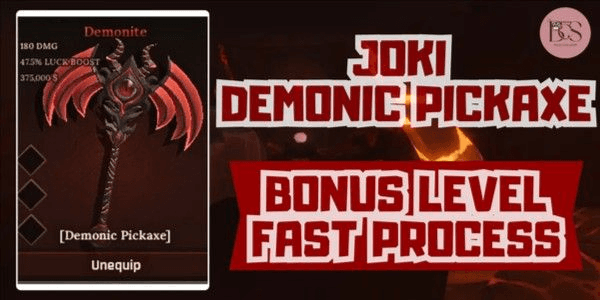 Gambar Product JOKI DEMONIC PICKAXE | THE FORCE