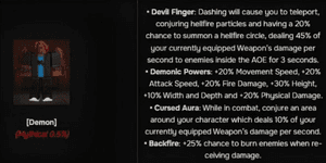 DEMON RACE - ACCOUNT STARTER