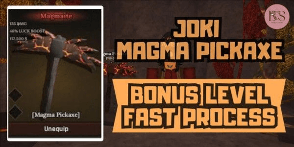 Gambar Product JOKI MAGMA PICKAXE | THE FORGE