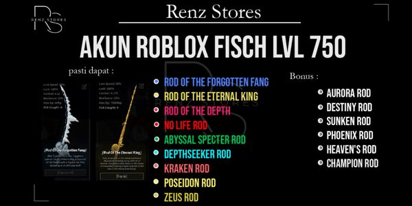 Gambar Product Akun Level 750(max) datapolos Rod of The Eternal King