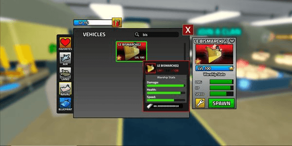 Gambar Product LE Bismarck Gold Max Star and Max Level (Limited Edition) - Military tycoon