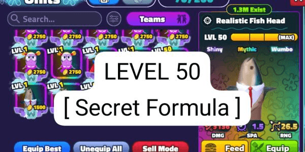 Gambar Product Realistic Fish Head (Shiny Wumbo)