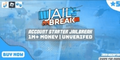 Gambar Product Akun Starter Jailbreak 1 Million Money | Bisa Langsung Verifikasi Pakai Email sendiri