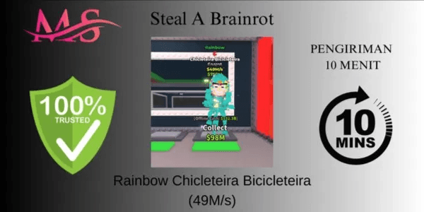 Rainbow Chicleteira Bicicleteira