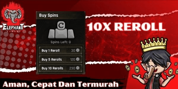 Gambar Product 10 Rerolls
