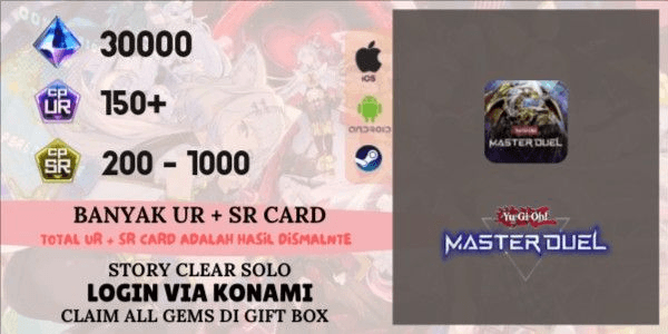 Gambar Product Yu-Gi-Oh! Master Duel Gacha Account - 2