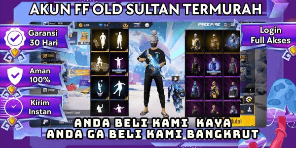 Gambar Product Akun FF LVL 50+ LIKE 1K+ | Spek Di Deskripsi/Gambar