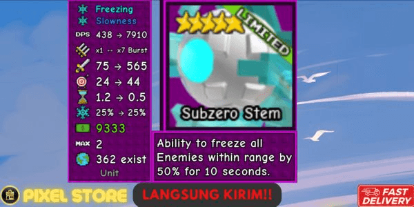 Gambar Product Subzero Stem