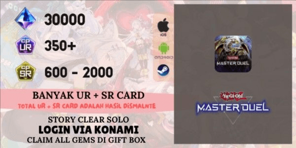 Gambar Product Yu-Gi-Oh! Master Duel Gacha Account - 5