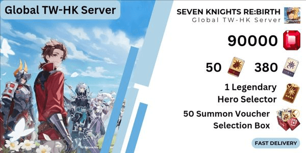 Gambar Product Seven Knights 7K Rebirth Ruby Account Premium Edition