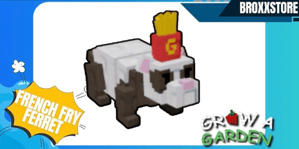 Gambar Product French Fry Ferret | Divine Pet | Grow A Garden - Roblox