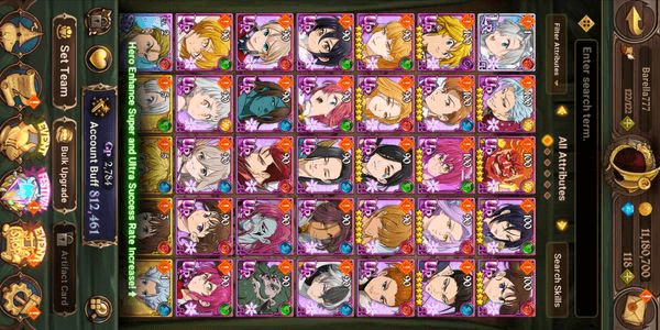 Gambar Product Cheap Seven Deadly Sins Account Part. 04