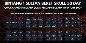BRIGADIR SULTAN BERET SKULL 30 HARI INVENTORY 500+ QC 6 BULAN QR 6 BULAN. (CHAT SEBELUM ORDER, KODE LV16)
