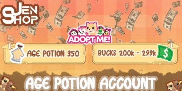 Gambar Product Account 350 Age Up Potion + 200K - 299K Bucks
