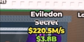 Gambar Product Eviledon Galaxy 220M/s [Steal A Brainrot]