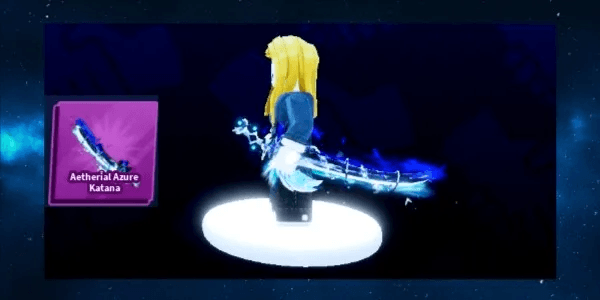 Aetherial Azure Katana