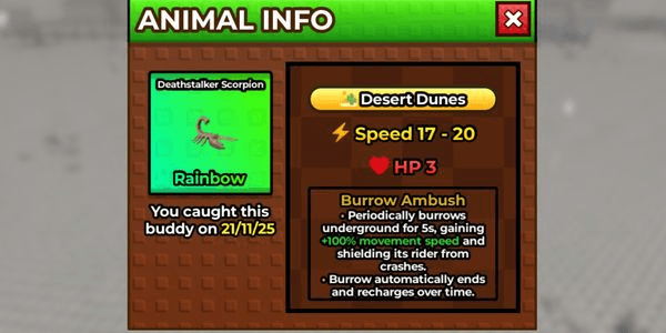 Gambar Product Deathstalker Scorpion (Rainbow) + Bonus Lion (Rainbow) ~ Raise Animals