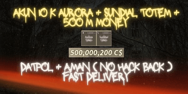 Gambar Product FISCH AKUN STATER AURORA TOTEM + BONUS 500M C$