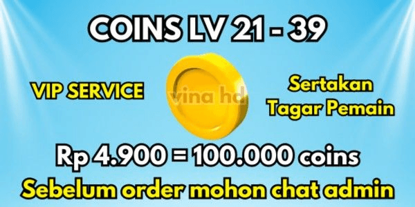 Gambar Product Coins untuk Lv 21-39