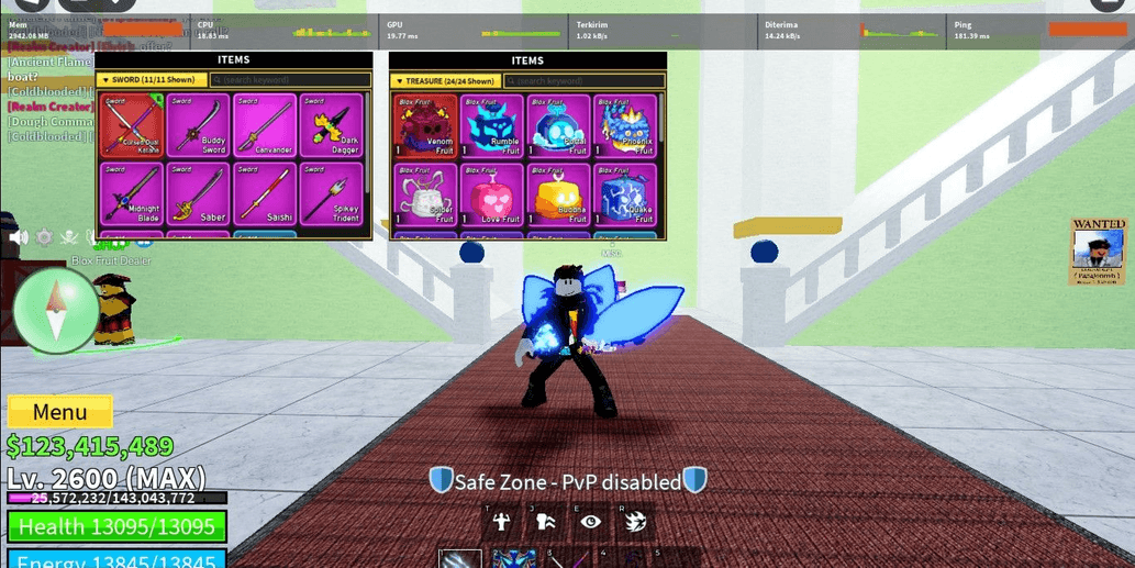 Beli Akun Akun Blox Fruits LEVEL MAX Kitsune   CDK (DATPOL) Blox Fruits