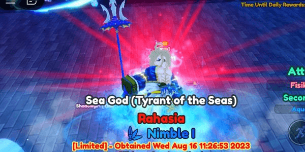 Gambar Product Poseidon (Tyrant of the Seas) | Anime Adventure