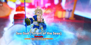 Sea God/Poseidon (Tyrant of the Seas) 진화 - Anime Adventures