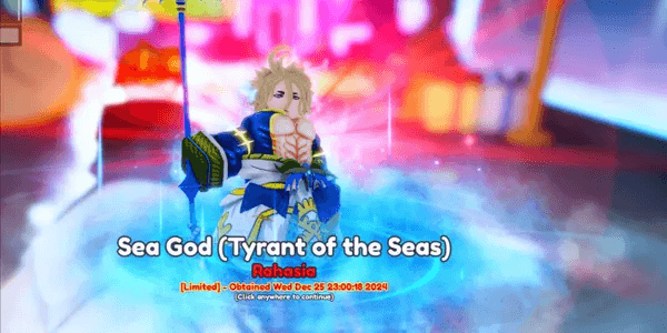 Sea God/Poseidon (Tyrant of the Seas) Evo - Anime Adventures