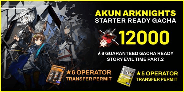 Gambar Product Arknights Starter Ready Gacha [A]