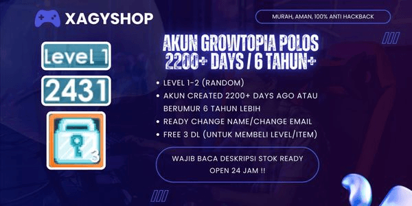Gambar Product LEGACY LOGIN ACCOUNT 2200+ DAY FREE 3 DL