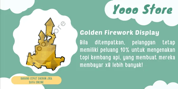 Golden Fireworks Display