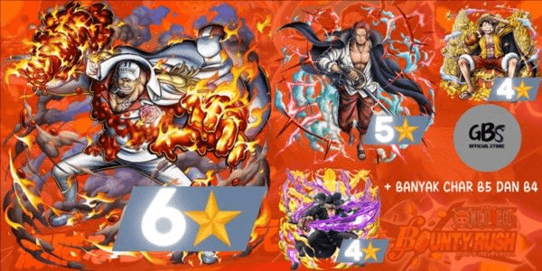 Gambar Product AKUN 4 EXTREME | AKAINU B6 | SHANKS RED B5 | + BANYAK CHAR B5 DAN B4 | GOOD MEDAL