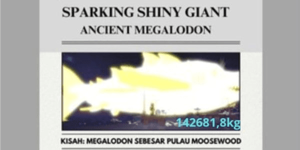 Gambar Product Sparkling Shiny Giant Ancient Megalodon