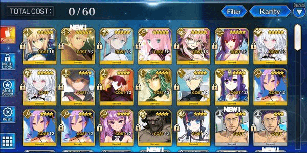 Gambar Product [NA][Starter] Gilgamesh + Castoria + Koyanskaya + Skadi Summer + Lady Avalon NP2