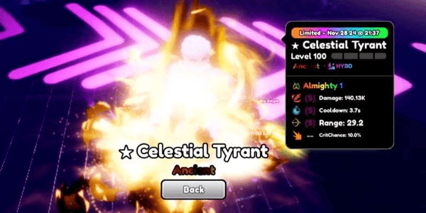 Gambar Product Celestial Tyrant Almighty