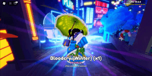 Bloodcry (winter) skin anime adventure