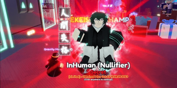 Gambar Product InHuman (Nullifier) - Anime Adventures