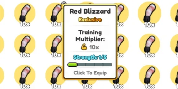 ARM / HAND RED BLIZZARD X10 ( TRAINING / GRIND )