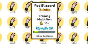 ARM / HAND RED BLIZZARD X10 ( TRAINING / GRIND )