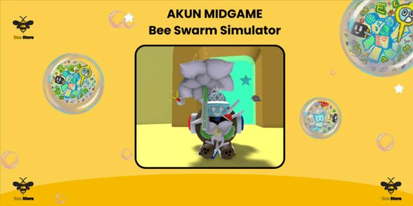 Gambar Product Akun Midgame - Bee Swarm Simulator