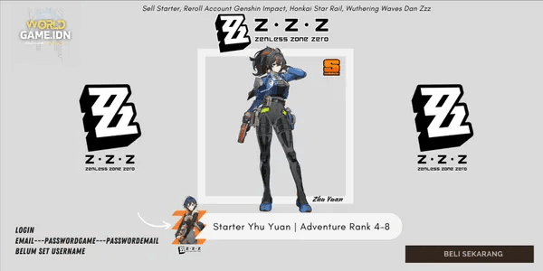 [Asia] Starter Package Transfer | Adventure Rank 4-8 Zenless Zone Zero