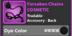 Gambar Product 1E Forsaken Chains | RBL World Zero