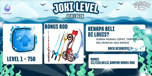 Gambar Product Joki Level 1 - 750 Fisch