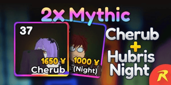 Gambar Product Akun Starter 2x Mythic ( CHERUB + HUBRIS ) Anime Adventures