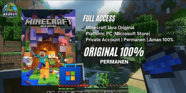 Gambar Product Akun Minecraft Java Edition Original Microsoft store