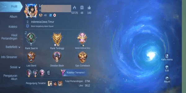 Gambar Product #A1 CHEAP SULTAN MOBILE LEGENDS ACCOUNT