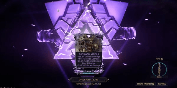 Gambar Product Warframe Riven [Xoris]